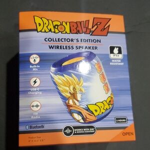 DragonBall Z collector's edition wireless Bluetooth speaker with FM radio new